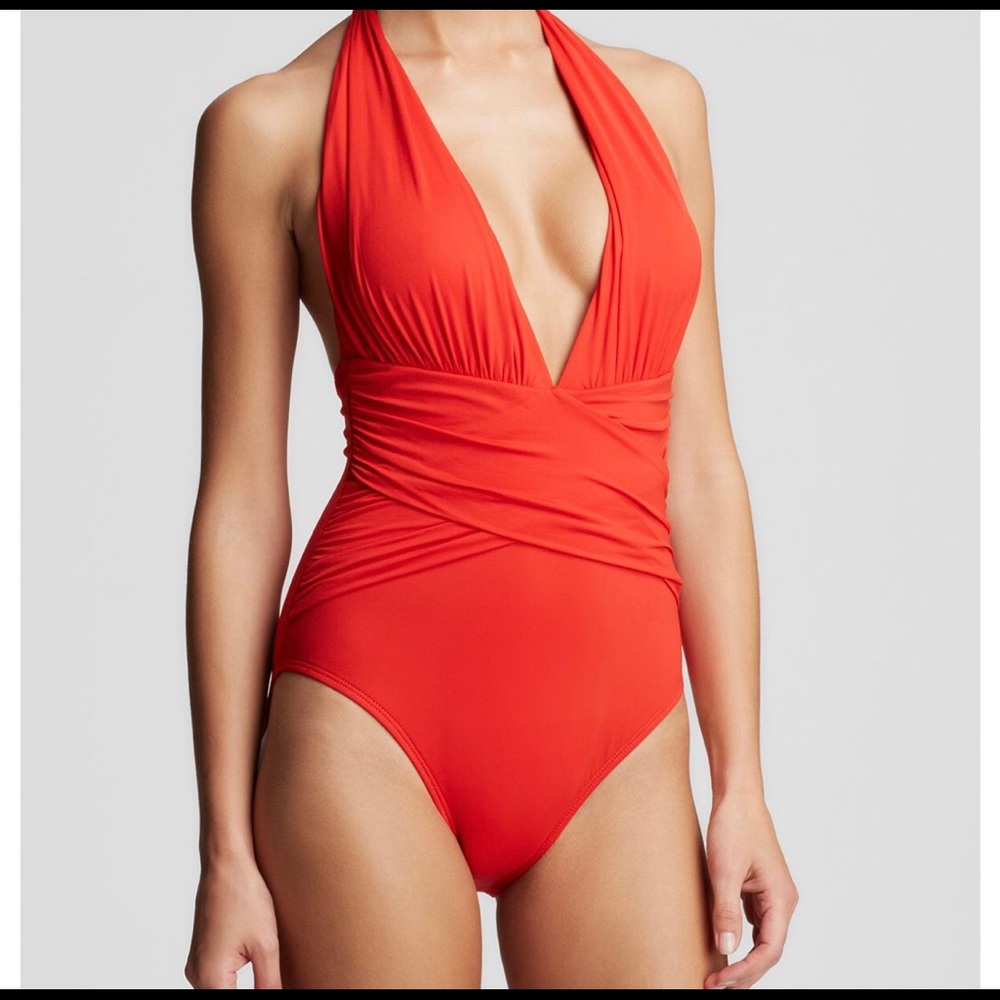 La Blanca Island Goddess Plunge Swimsuit